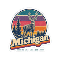 Michigan White Tailed Deer Sticker