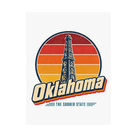 Oklahoma Oil Derrick Poster