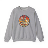 Virginia Cardinal On Dogwood Sweatshirt