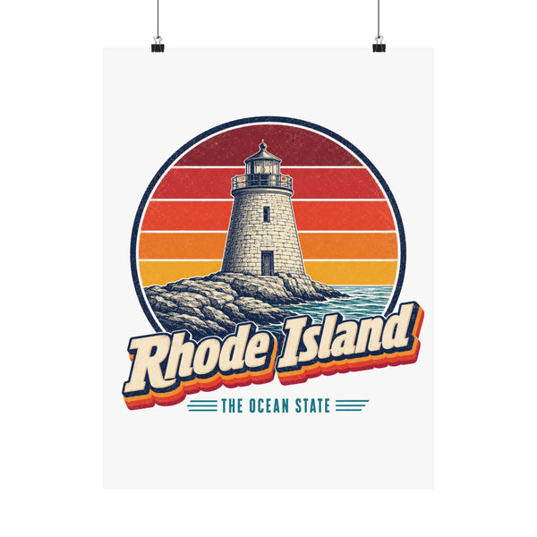 Rhode Island Lighthouse Poster