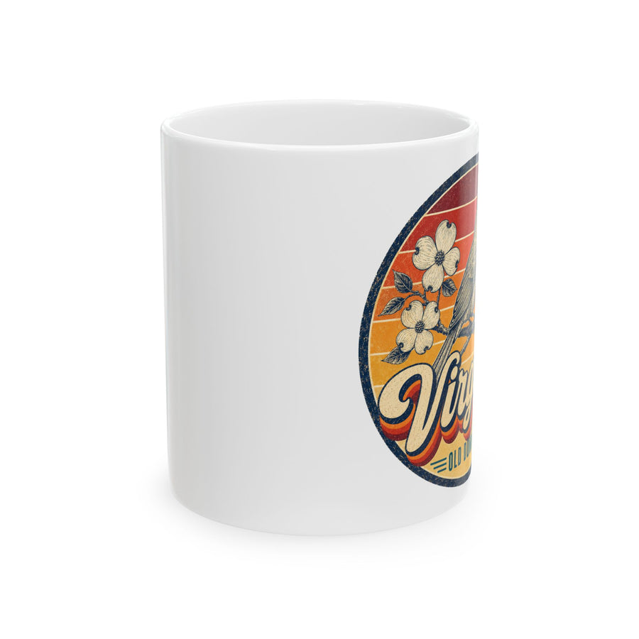 Virginia Cardinal On Dogwood Mug