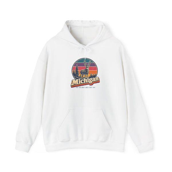 Michigan White Tailed Deer Hoodie