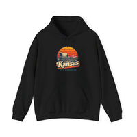 Kansas Santa Fe Trail Wagon Hoodie