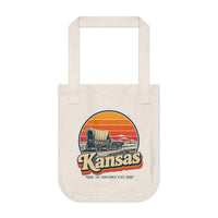 Kansas Santa Fe Trail Wagon Tote Bag