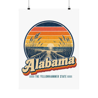Alabama Gulf Shores Beaches Poster