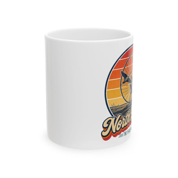 North Dakota Enchanted Highway Geese In Flight Mug