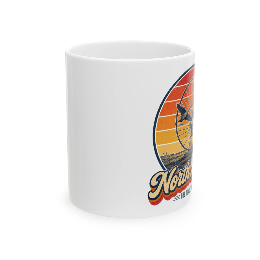 North Dakota Enchanted Highway Geese In Flight Mug