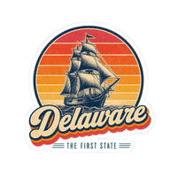 Delaware Colonial Tall Ship Sticker