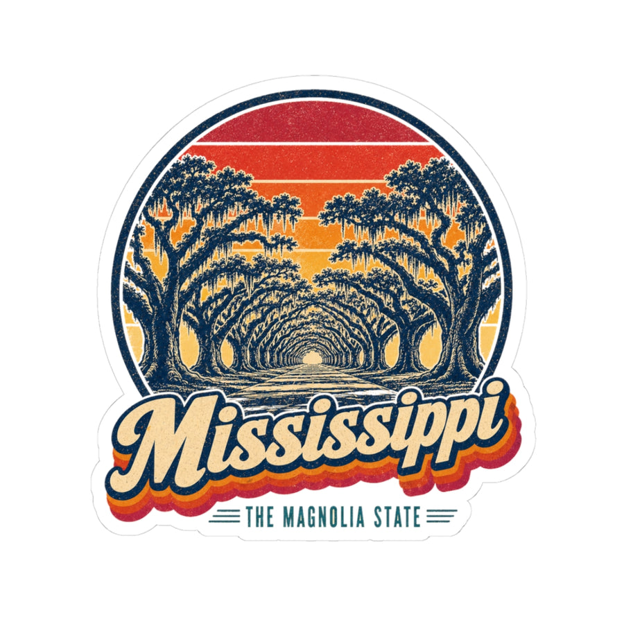 Mississippi Live Oak Alley Sticker