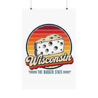Wisconsin Cheese Wedge Poster