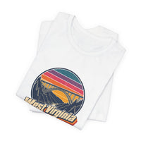 West Virginia Retro Sunset Tee