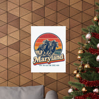 Maryland Thoroughbred Horse Race Poster