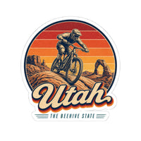 Utah Moab Mountain Biking Sticker