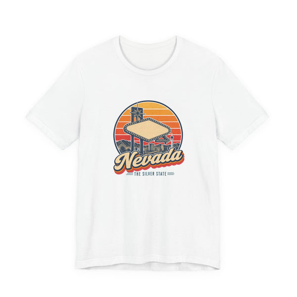 Nevada Vegas Style Neon Sign Tee