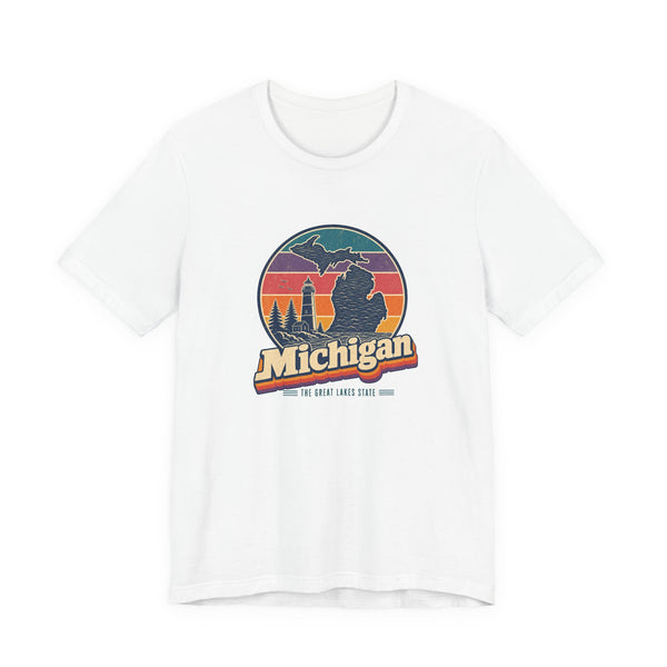 Michigan Mitten State Shape Tee