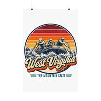 West Virginia Whitewater Rafting Poster