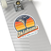 Oklahoma Tornado On The Plains Sticker