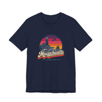Massachusetts Retro Sunset Tee
