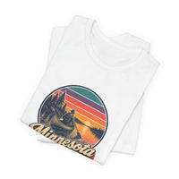 Minnesota Canoe On A North Lake Tee