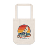 Rhode Island Sailboat Heeling Tote Bag