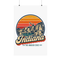 Indiana Limestone Quarry Poster