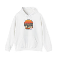 Iowa Hay Bales At Sunset Hoodie