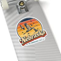 Nebraska Sandhill Crane Migration Sticker