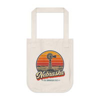 Nebraska Prairie Windmill Tote Bag