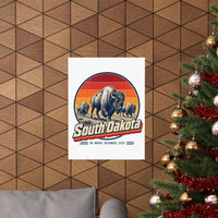 South Dakota Bison Herd Poster