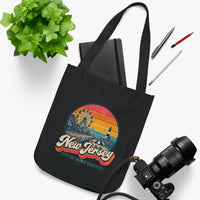 New Jersey Retro Sunset Tote Bag