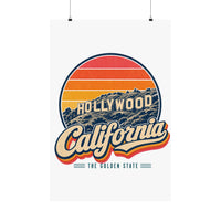 California Hollywood Sign Poster