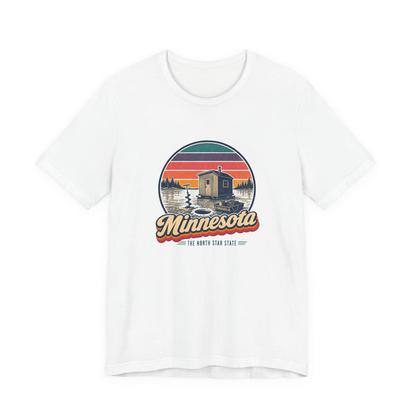 Minnesota Ice Fishing House Tee