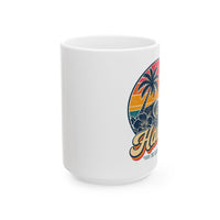Hawaii Retro Sunset Mug