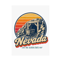 Nevada Silver Mine Poster