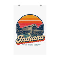 Indiana Covered Bridge Poster