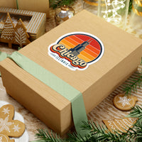 Chicago Retro Sunset Sticker