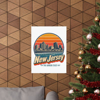 New Jersey Atlantic City Skyline Poster