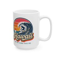Hawaii Big Wave Surfing Mug