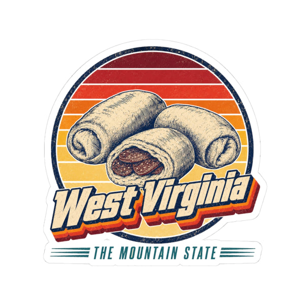 West Virginia Pepperoni Rolls Sticker