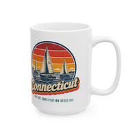 Connecticut Sailboats On The Sound Mug