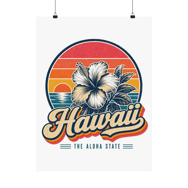 Hawaii Hibiscus Flower Poster
