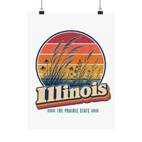 Illinois Tall Prairie Grass Poster