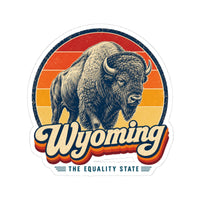 Wyoming Bison Sticker