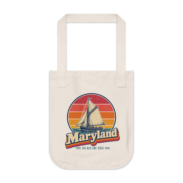 Maryland Skipjack Sailboat Tote Bag