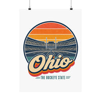Ohio Football Stadium Poster