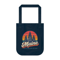 Maine Pine Trees Tote Bag
