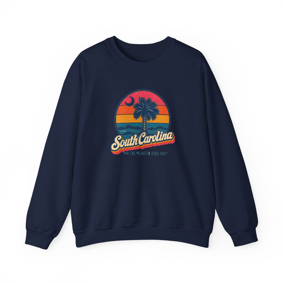 South Carolina Retro Sunset Sweatshirt