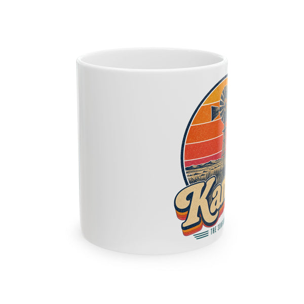 Kansas Prairie Windmill Mug