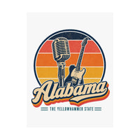 Alabama Muscle Shoals Music Poster