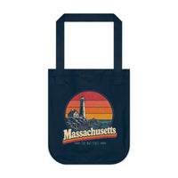 Massachusetts Lighthouse On A Bluff Tote Bag